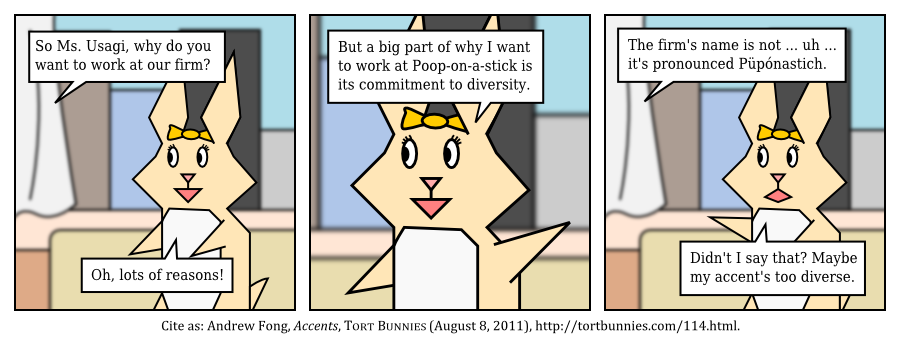 Tort Bunnies comic strip