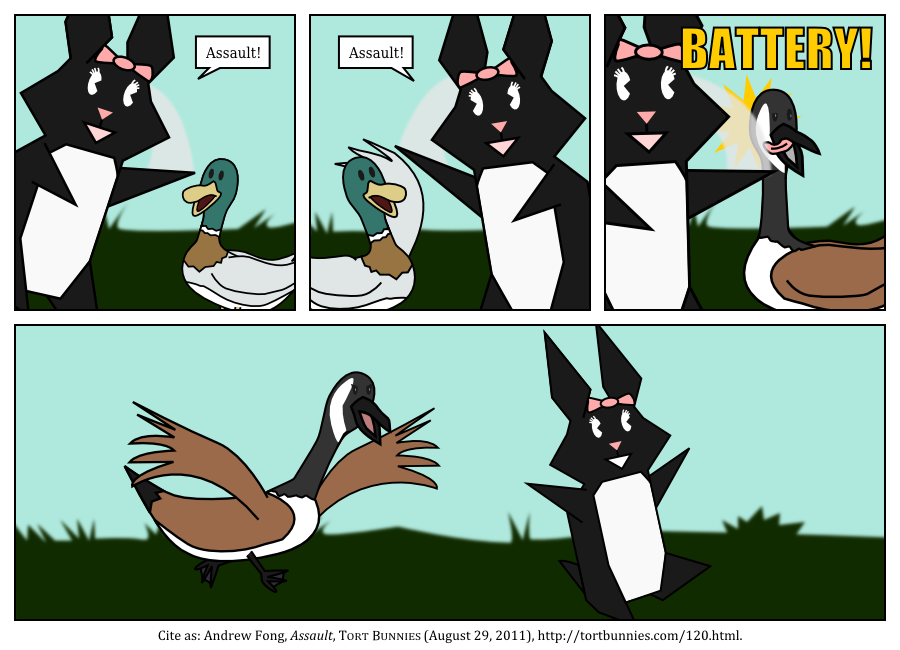 Tort Bunnies comic strip