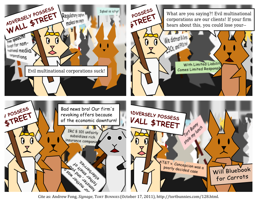 Hash tags are so 2010. Tort Bunnies comic strip