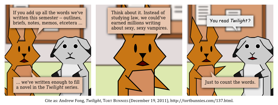 Tort Bunnies comic strip