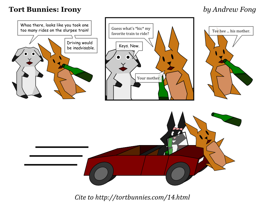 Is it slurpee or slurpie? Tort Bunnies comic strip
