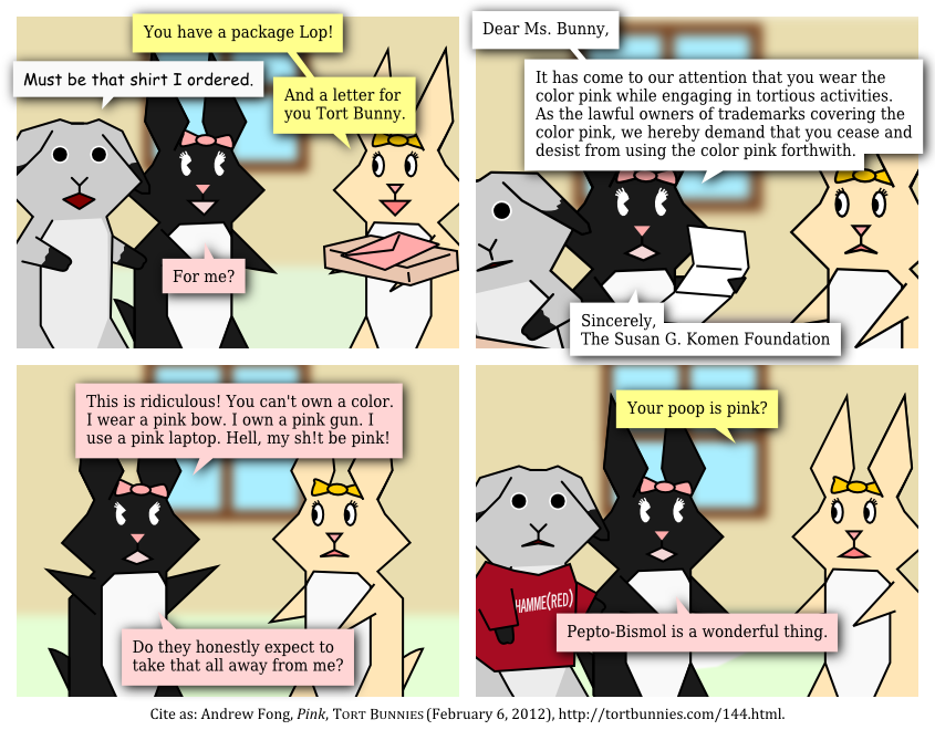 Tort Bunnies comic strip