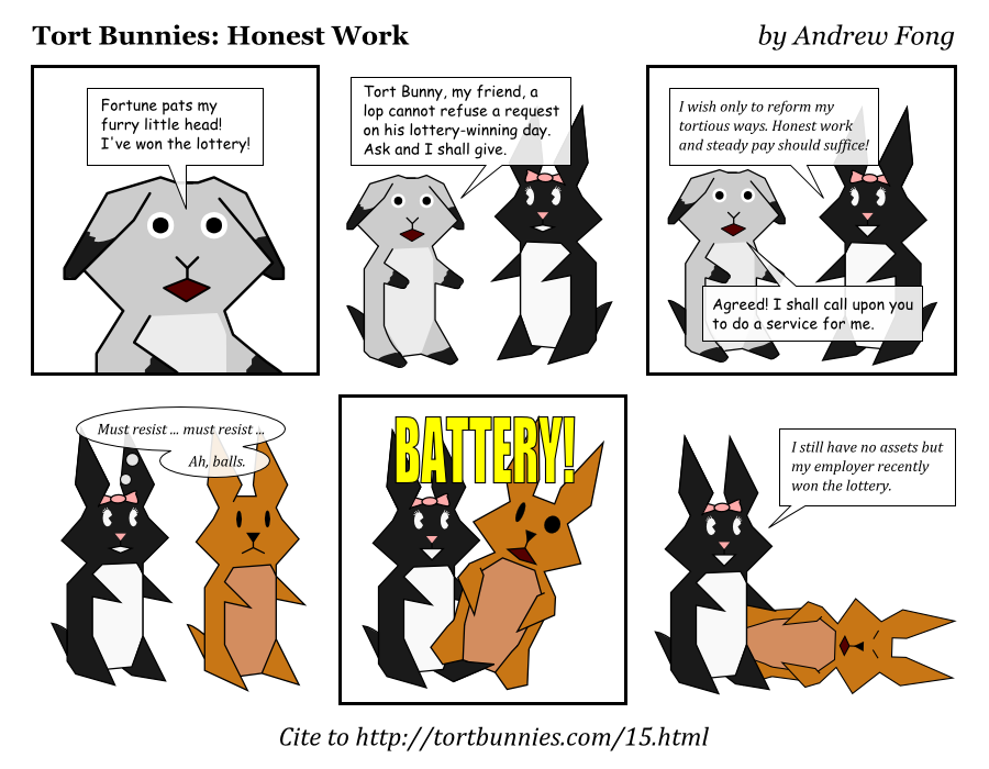 Tort Bunnies comic strip