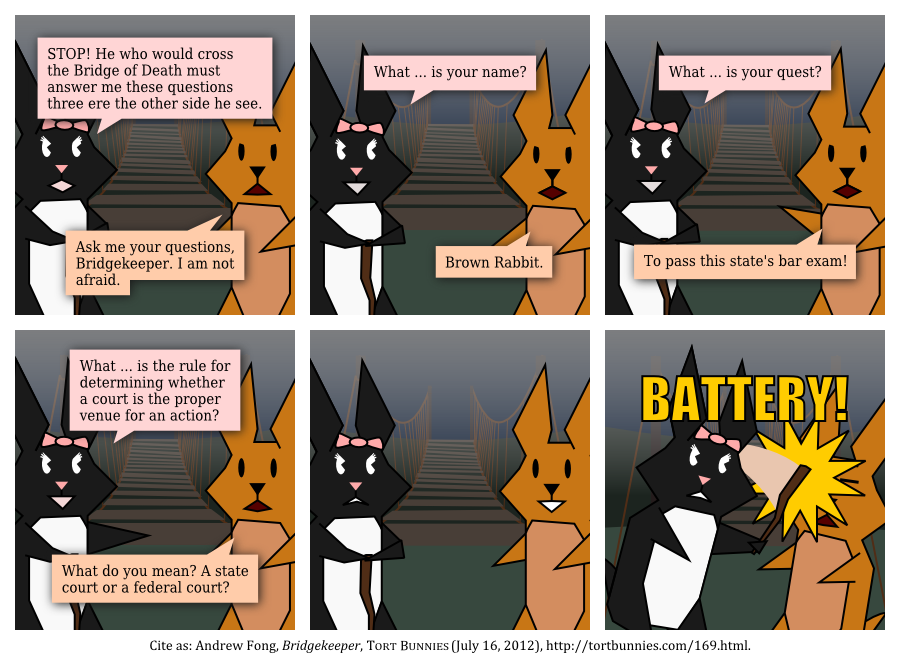 Tort Bunnies comic strip