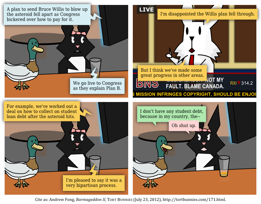 Tort Bunnies comic strip