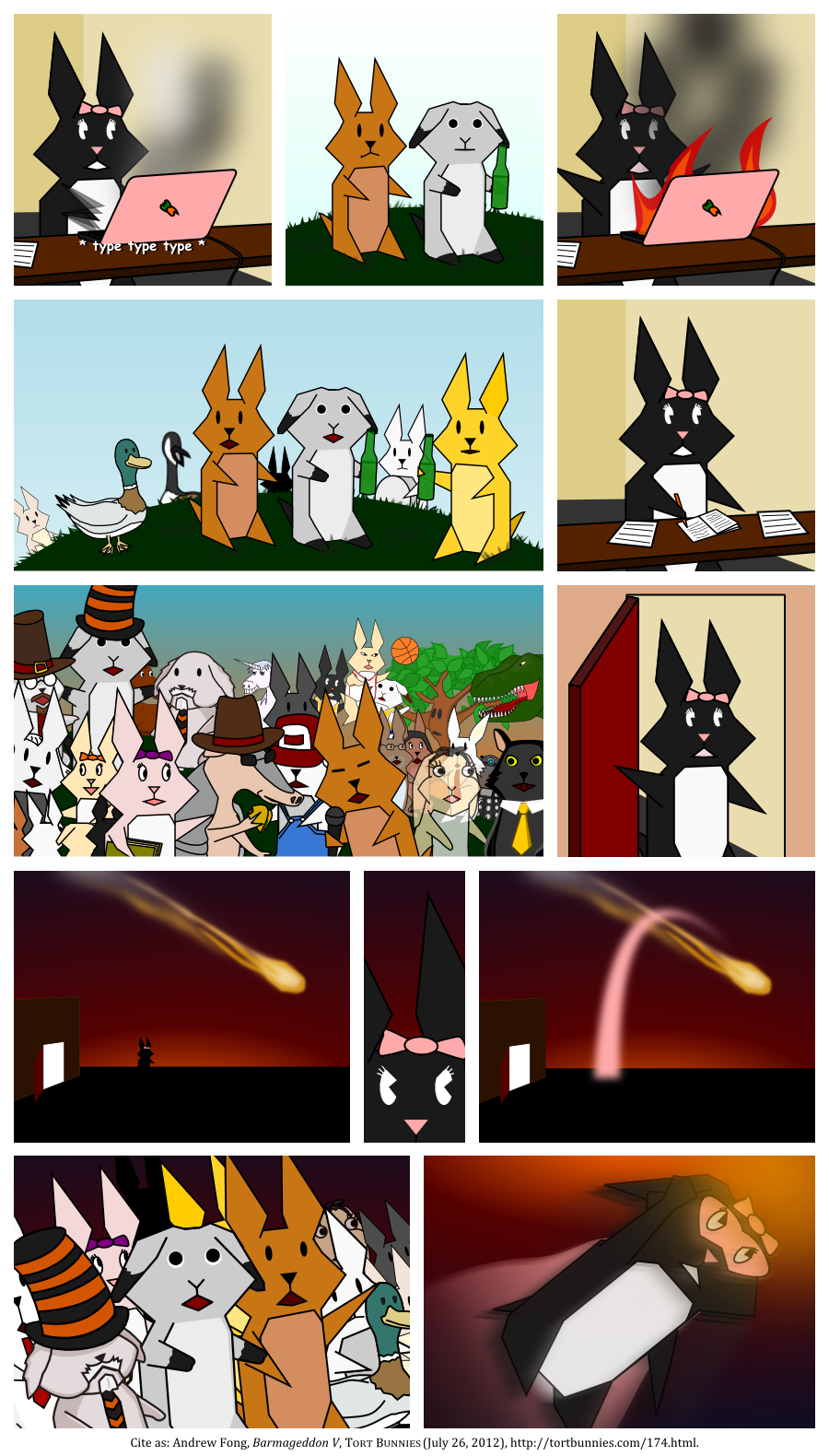 Tort Bunnies comic strip