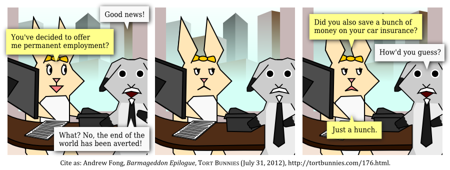 Tort Bunnies comic strip