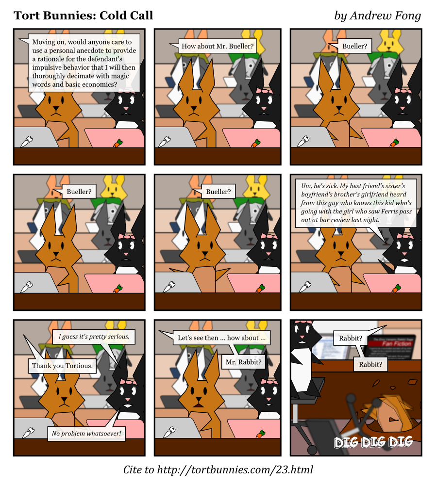 Tort Bunnies comic strip