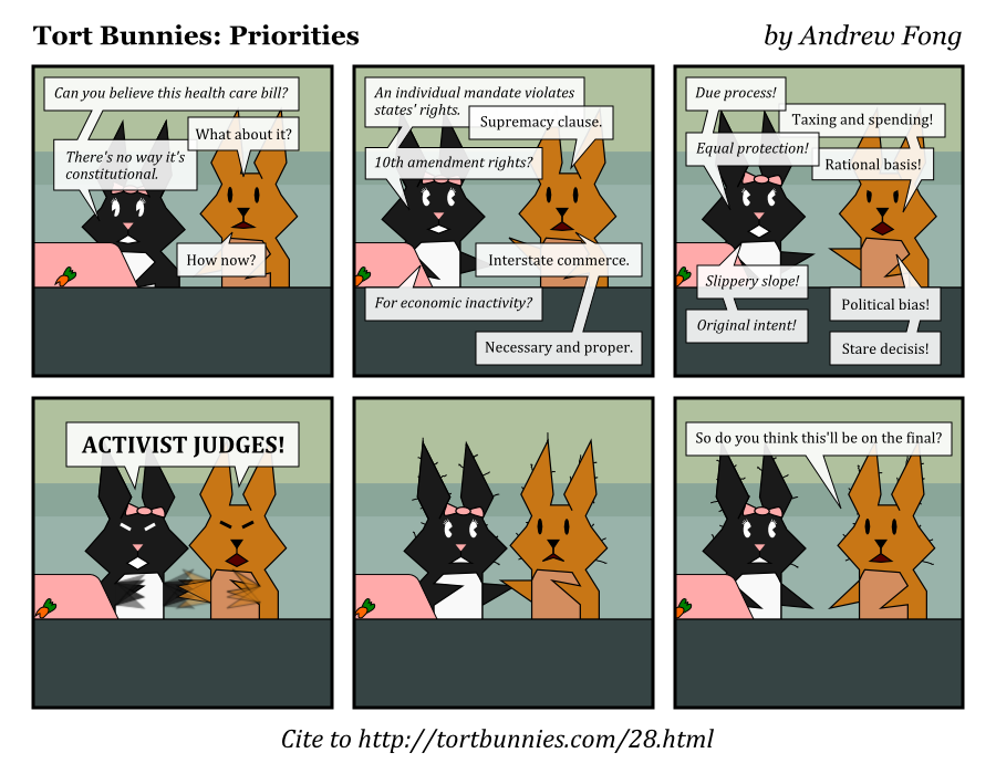 Tort Bunnies comic strip