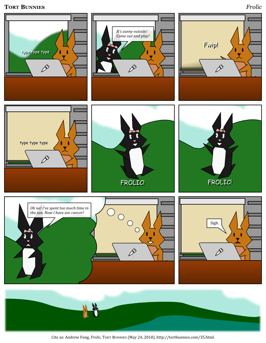 Tort Bunnies comic strip