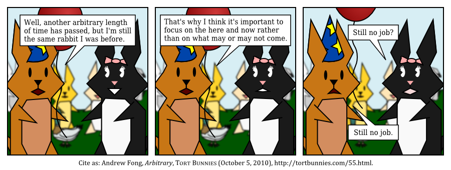 Tort Bunnies comic strip