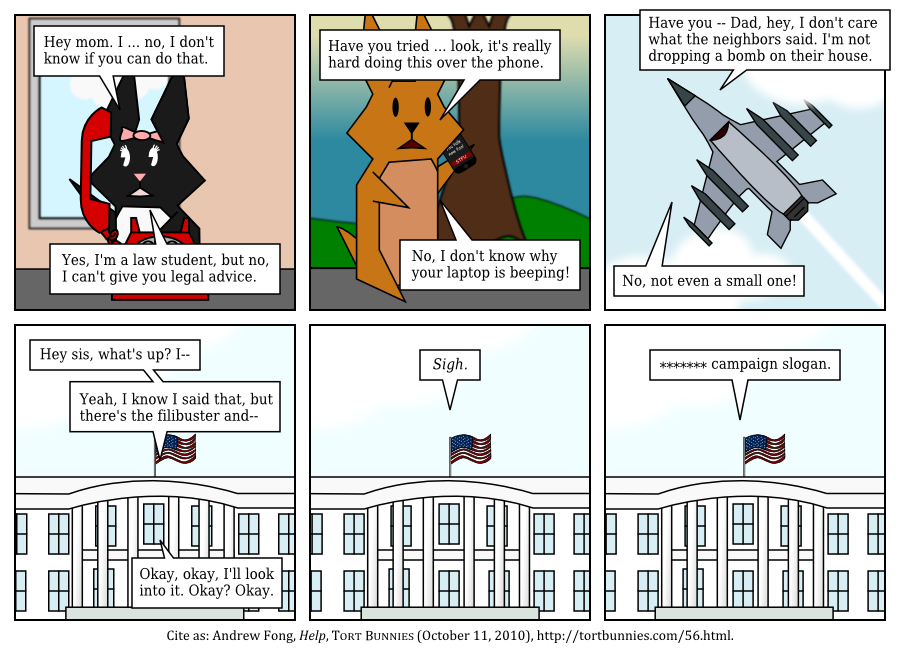 Tort Bunnies comic strip