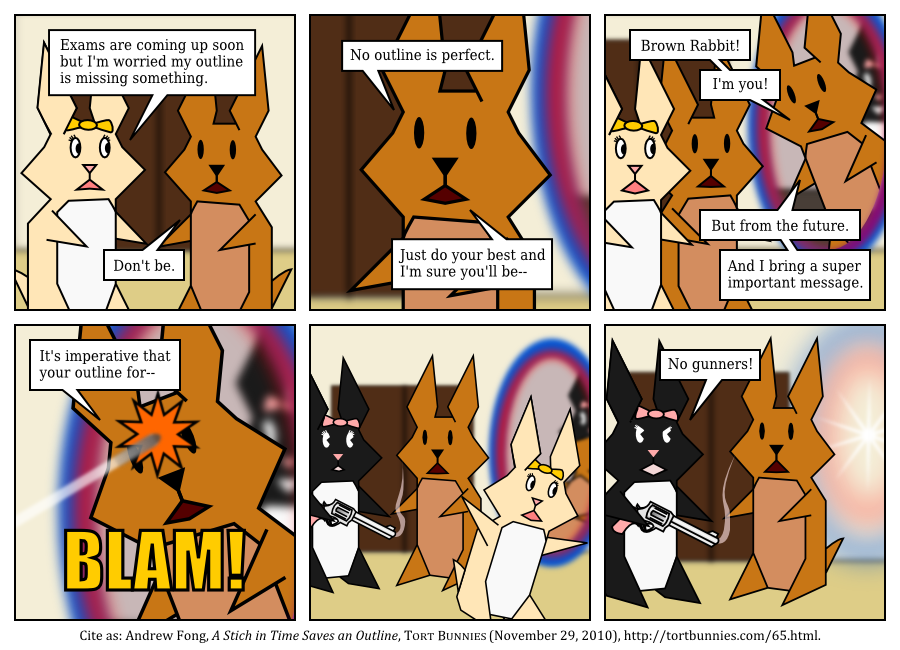 Tort Bunnies comic strip