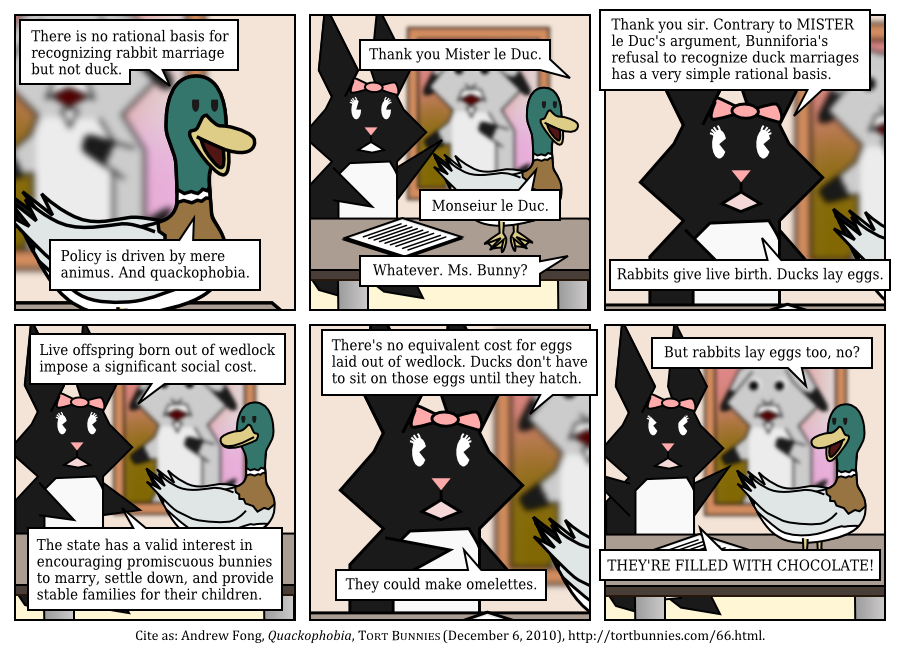 Tort Bunnies comic strip