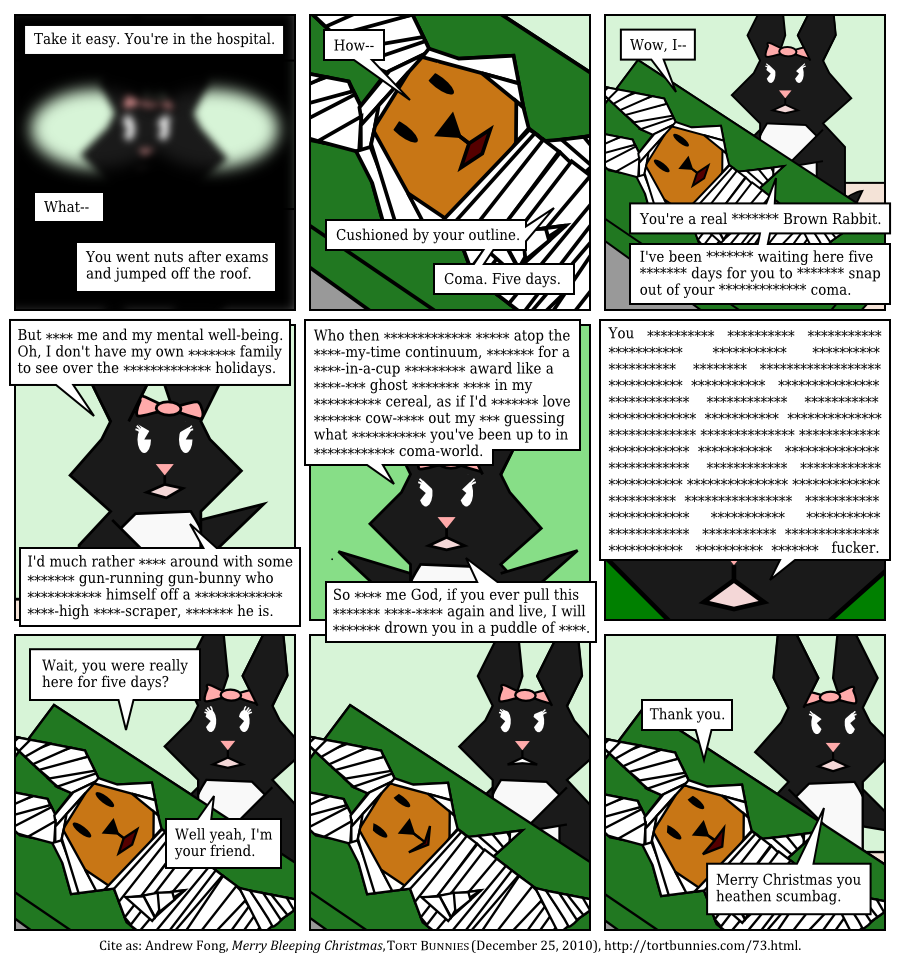 Tort Bunnies comic strip