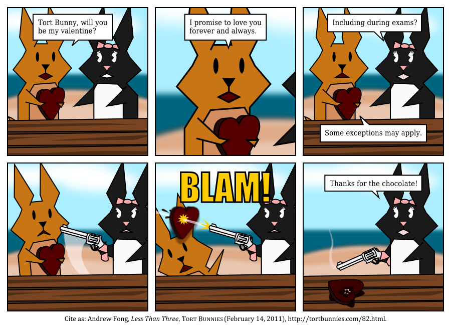 Tort Bunnies comic strip