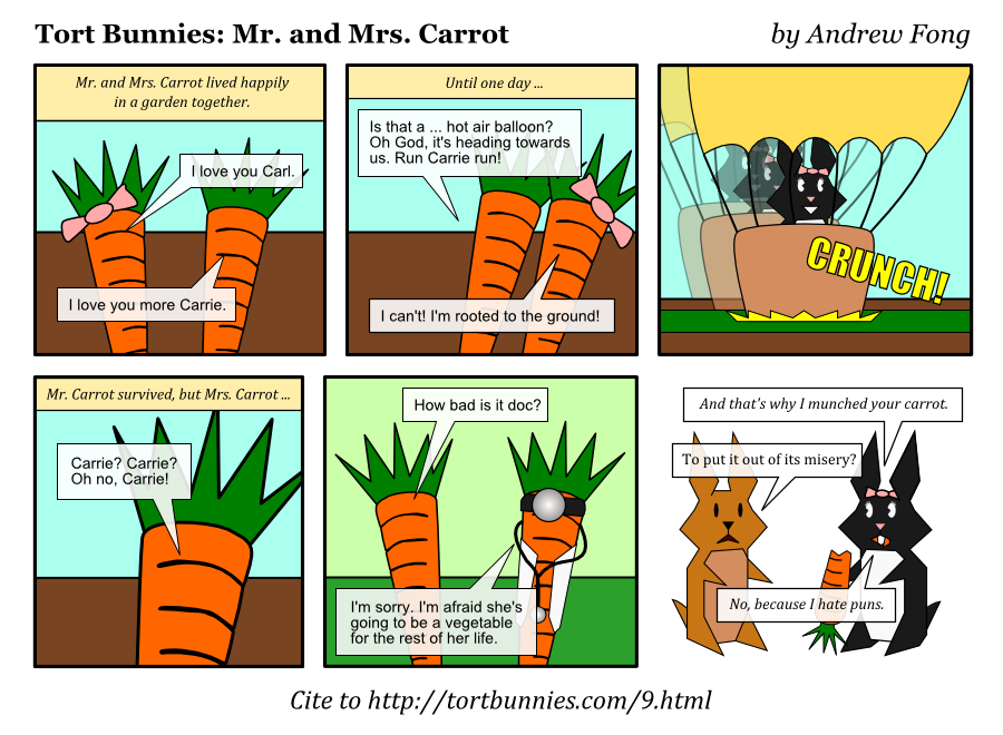 Tort Bunnies comic strip