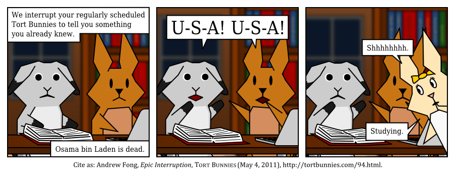 Tort Bunnies comic strip