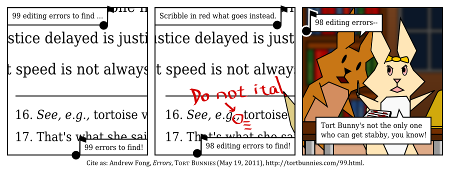 Tort Bunnies comic strip